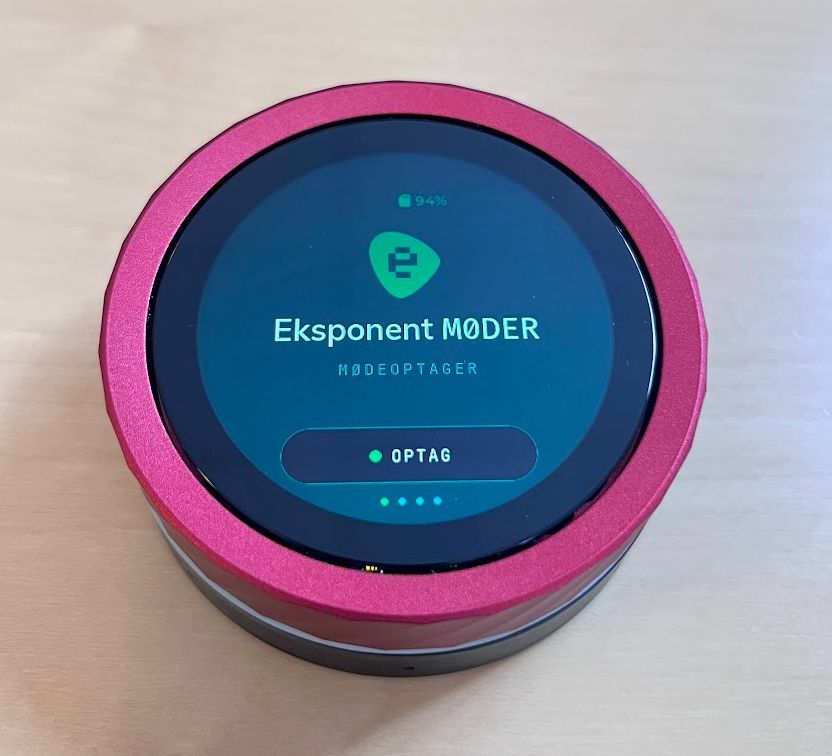>Billede til Her er vores nye device: "Eksponent MØDER" 🎉